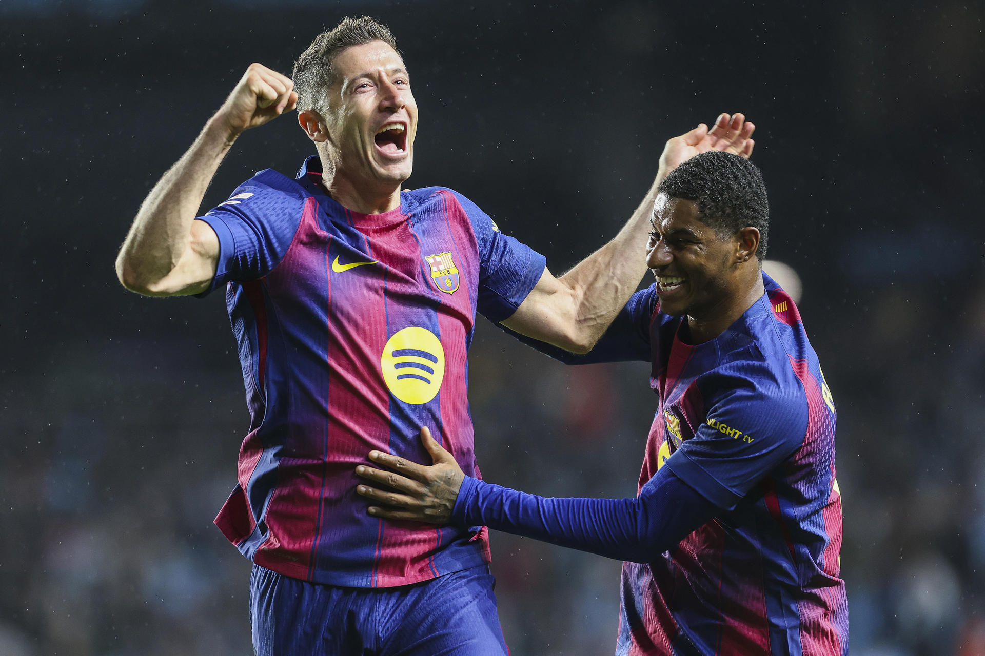 "Furia blaugrana en Galicia: Lewandowski desborda el Celta de Vigo con un showgolesazo"